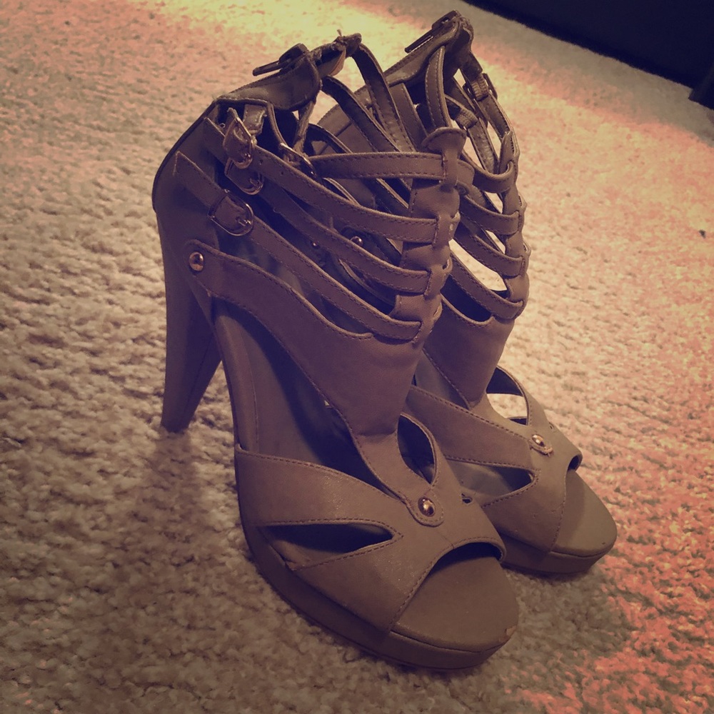 Charolette Russe strapping heels!